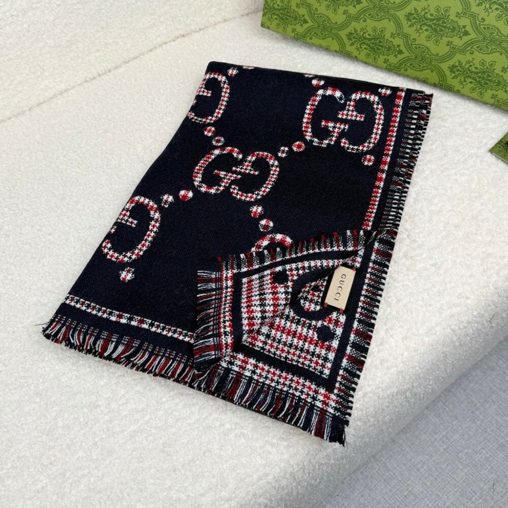 Gucci Women's Multicolor Soft Scarf - Picture 2 of 6